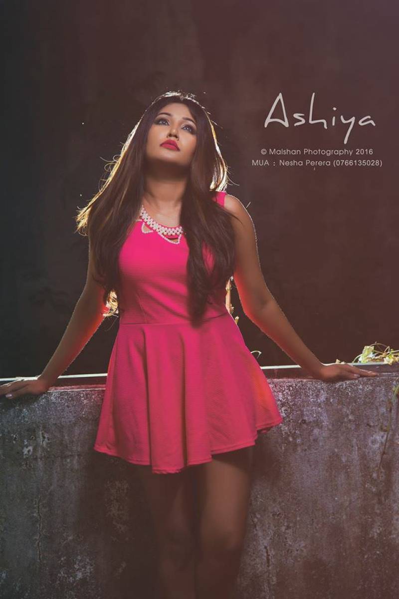 Ashiya Dissanayake In Pink Mini Dress Ashiya Dissanayake In Pink Mini Dress