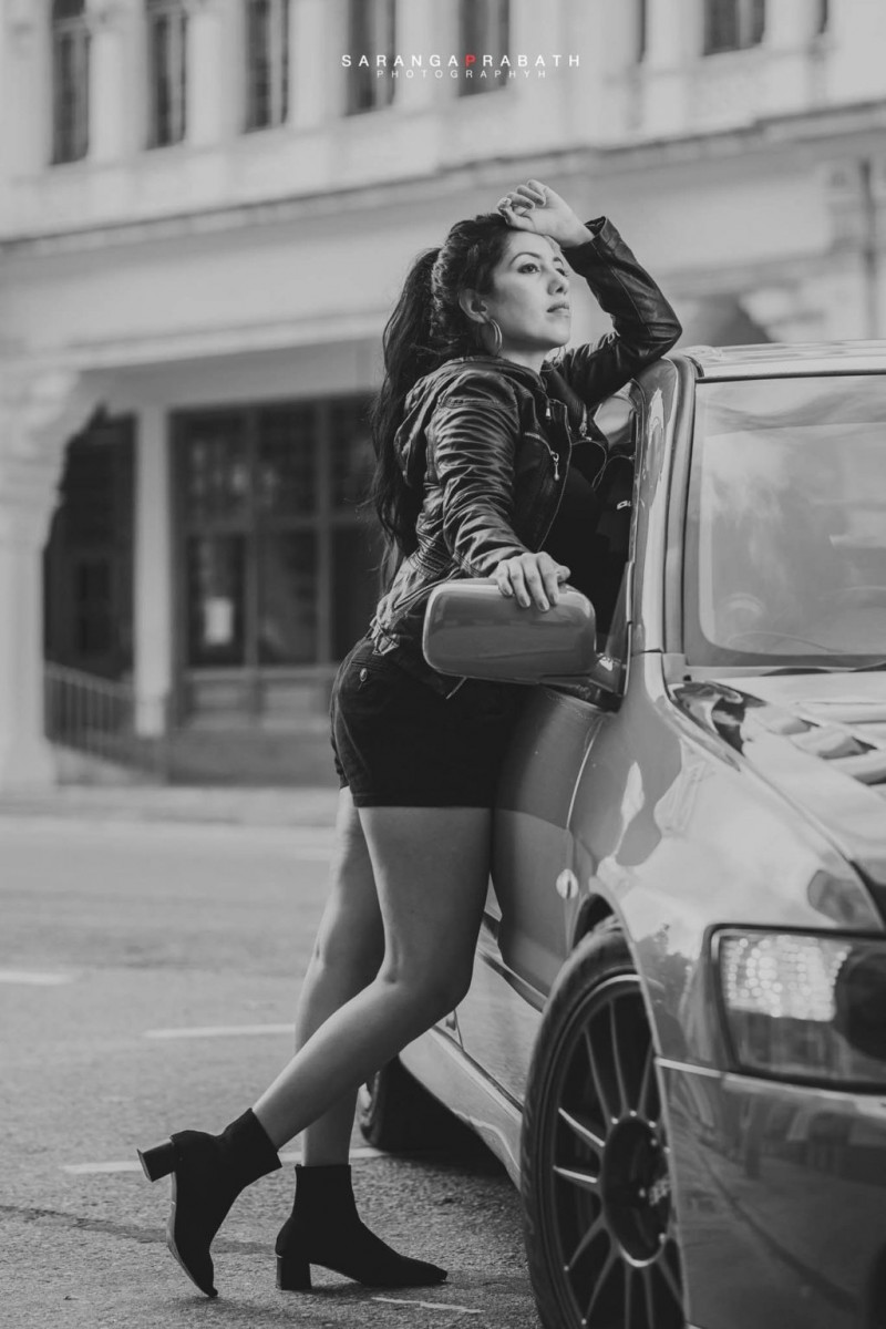 Anushka Munasinghe Car Clicks Anushka Munasinghe Car Clicks
