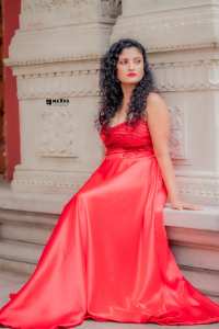 Paboda Sandeepani Red Long Dress