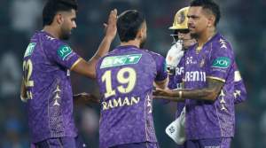 KKR කණ්ඩායම DC කණ්ඩායම පරාජය කර play-off තරඟයේ ඉදිරියට